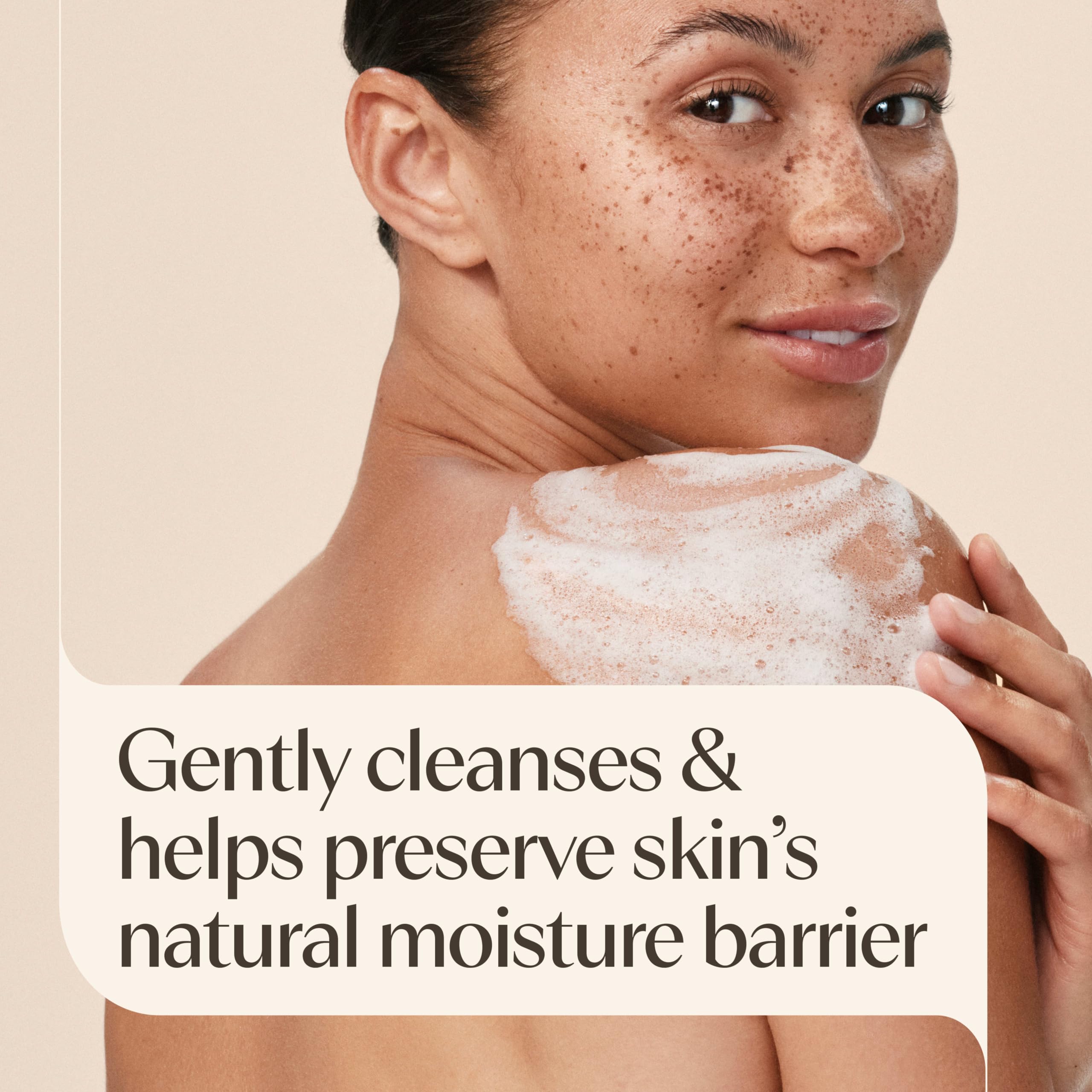 Aveeno pump dispensing body wash for easy daily use