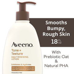 Aveeno pump dispenser closeup for easy, mess-free application