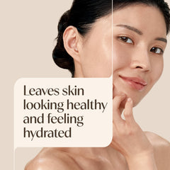Aveeno pump in hand dispensing cleanser for convenient daily use