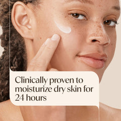Aveeno pump top close-up demonstrating easy one-handed dispensing