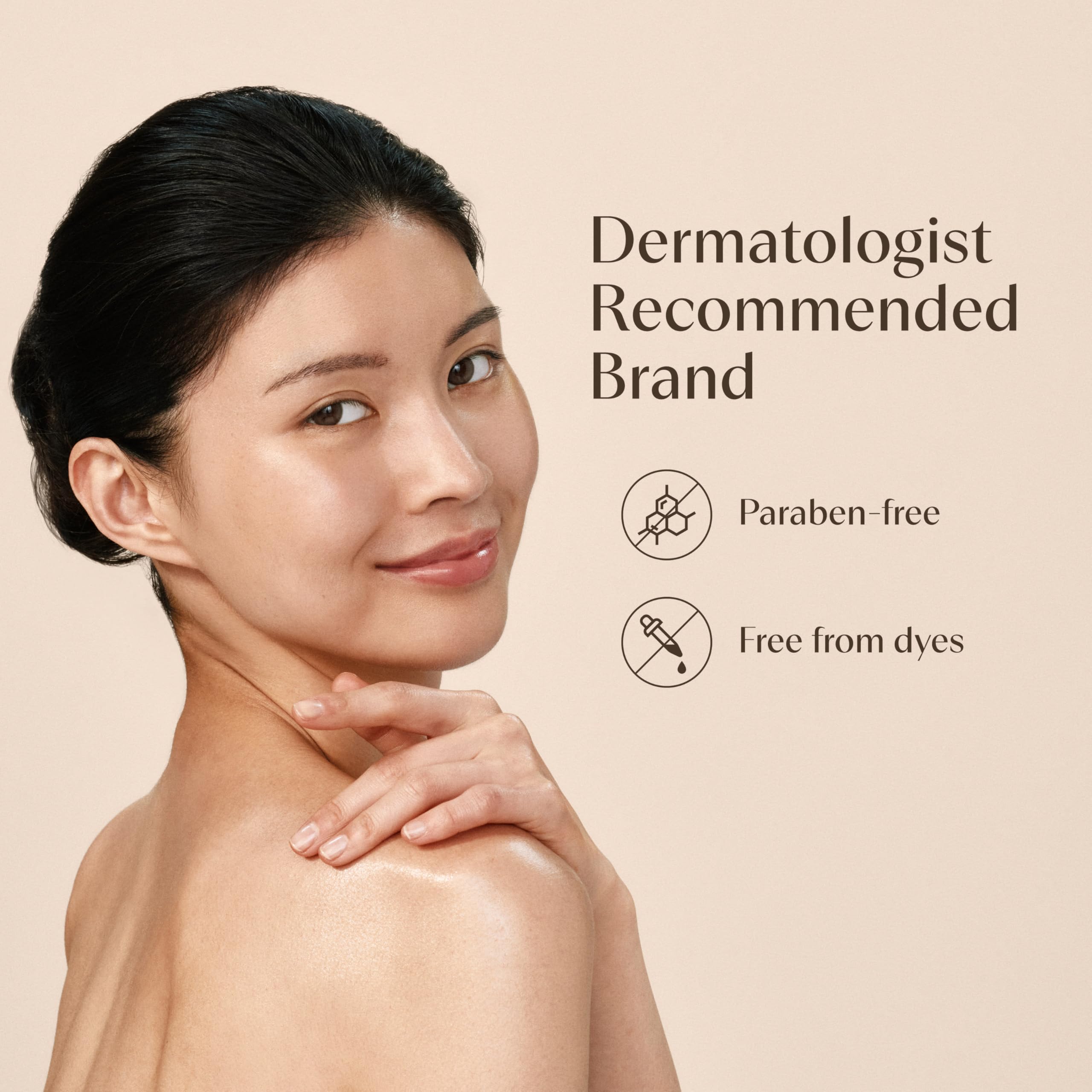 Aveeno texture on skin demonstrating smooth, non-greasy moisturizing finish