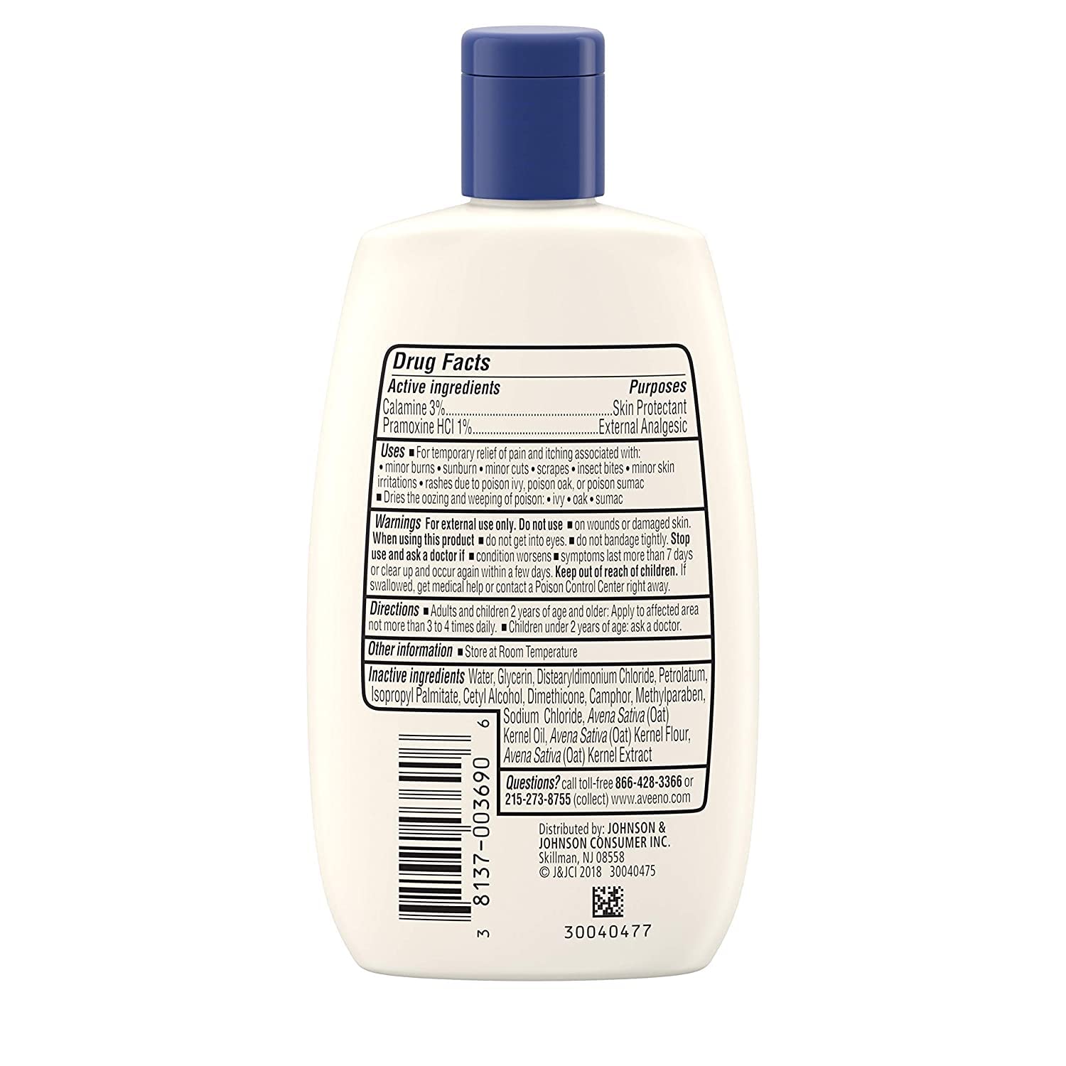 Aveeno triple oat graphic highlighting nourishing skin barrier support