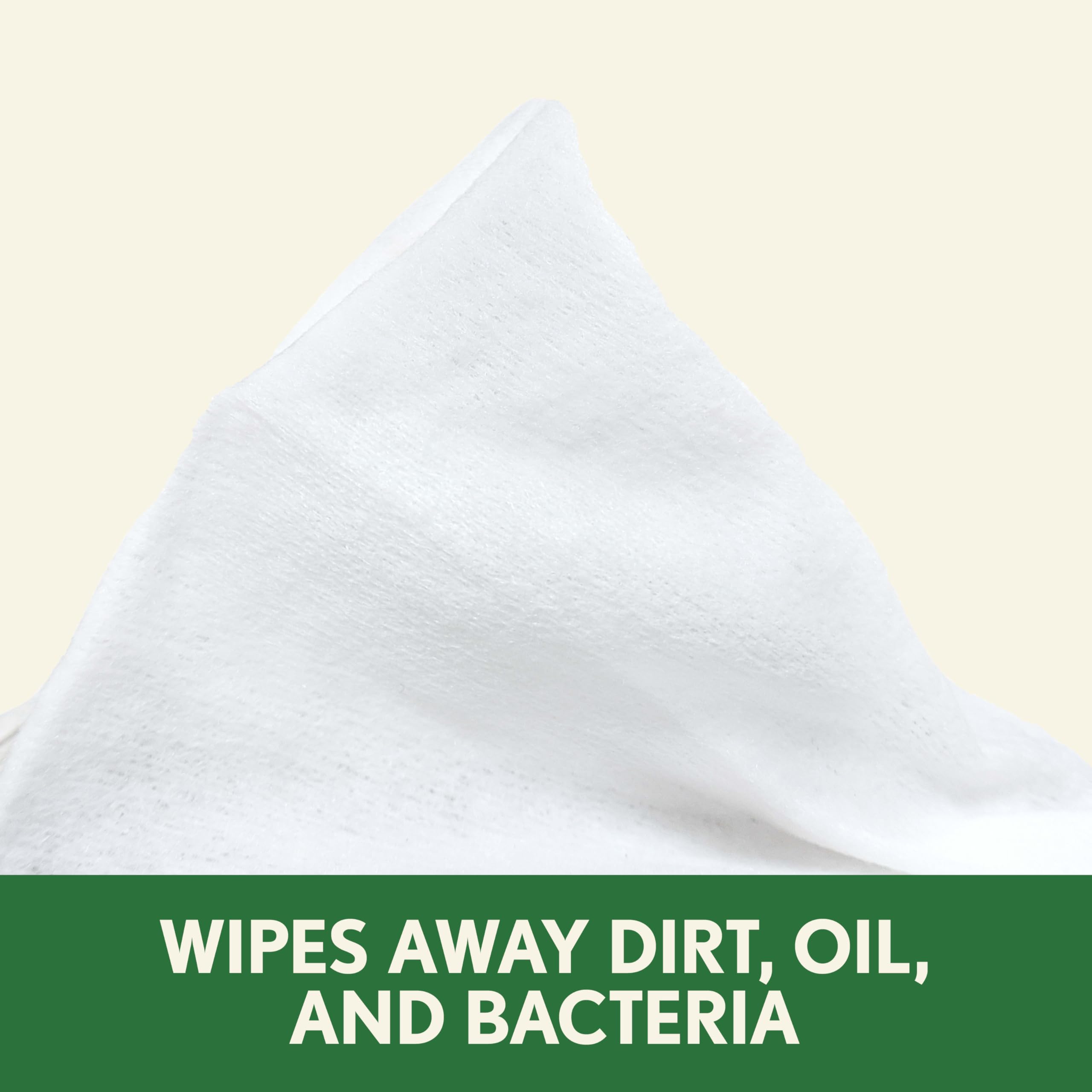 Aveeno wipe gently removing waterproof mascara from eyelid