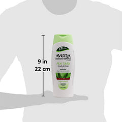Avena Instituto Español bottles in bathroom lifestyle setting conveying daily care benefit
