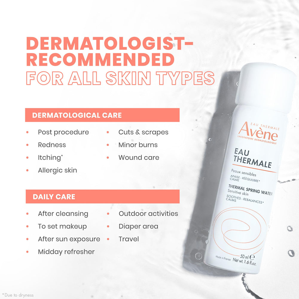 Avène mist soothing baby skin to calm irritation gently