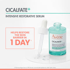 Avène Cicalfate+ pump dispenser close-up illustrating easy hygienic dosing