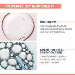 Avène Hydrance LIGHT emulsion on hand being smoothed, shows non-greasy finish