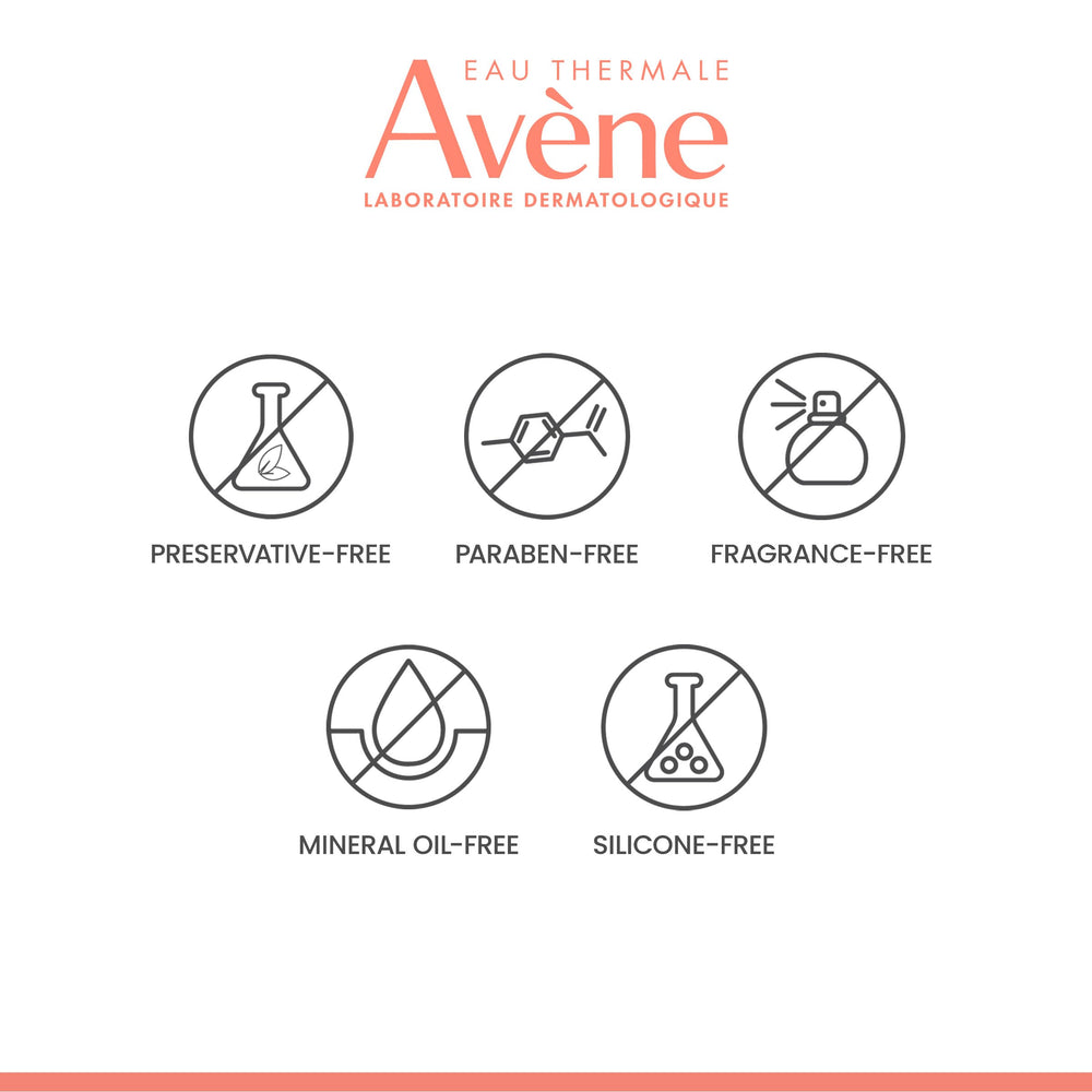 Eau Thermale Avène ingredient label detail highlighting postbiotic