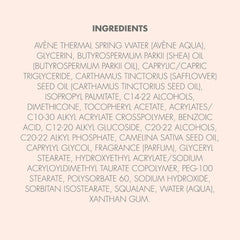 Clear Avène label and ingredients panel emphasizing thermal spring water