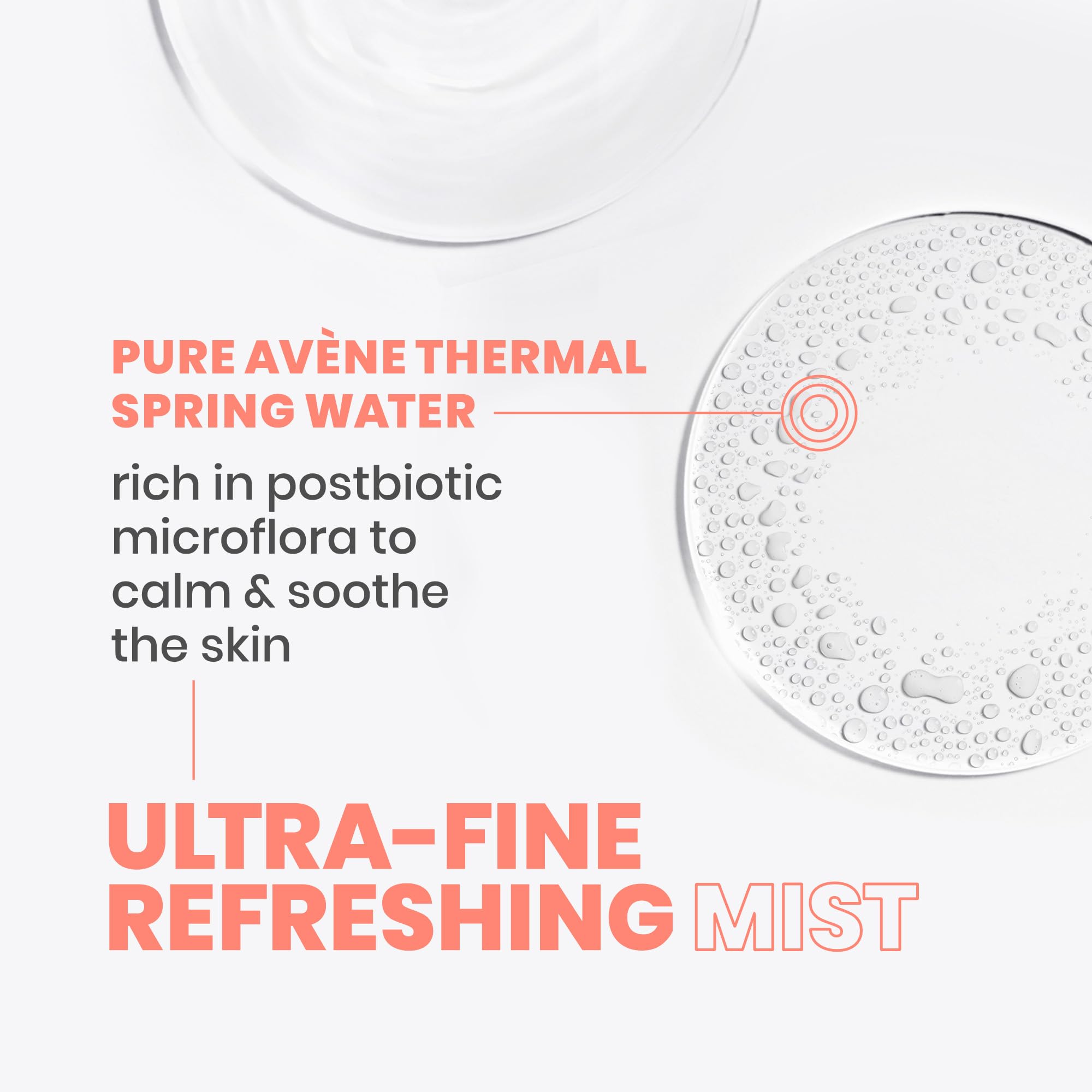 Avène label highlighting mineral composition for skin support