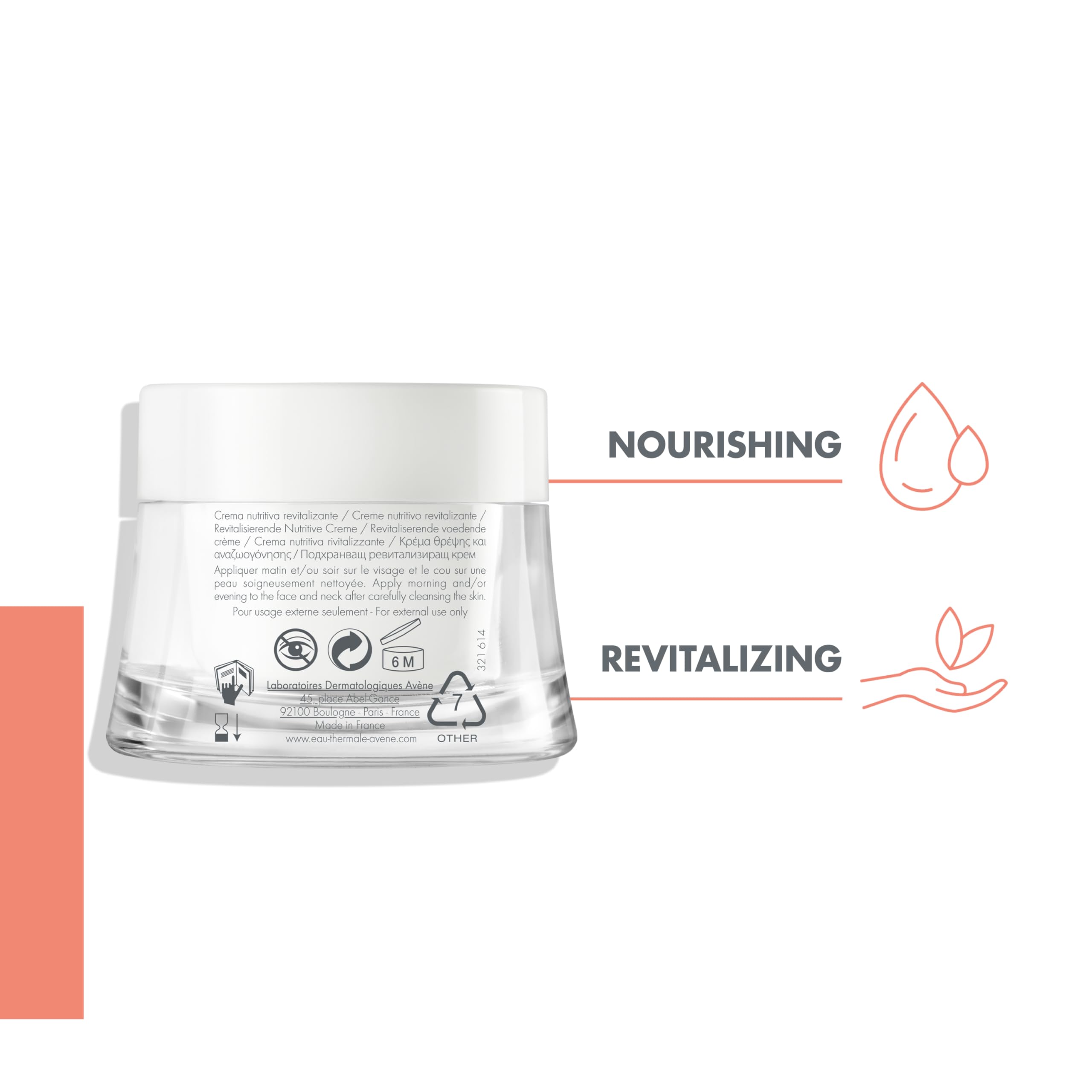 Avène product on bathroom shelf lifestyle scene for everyday nourishing routine benefit