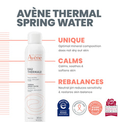 Avène duo size comparison illustrating two 10.1 oz sprays