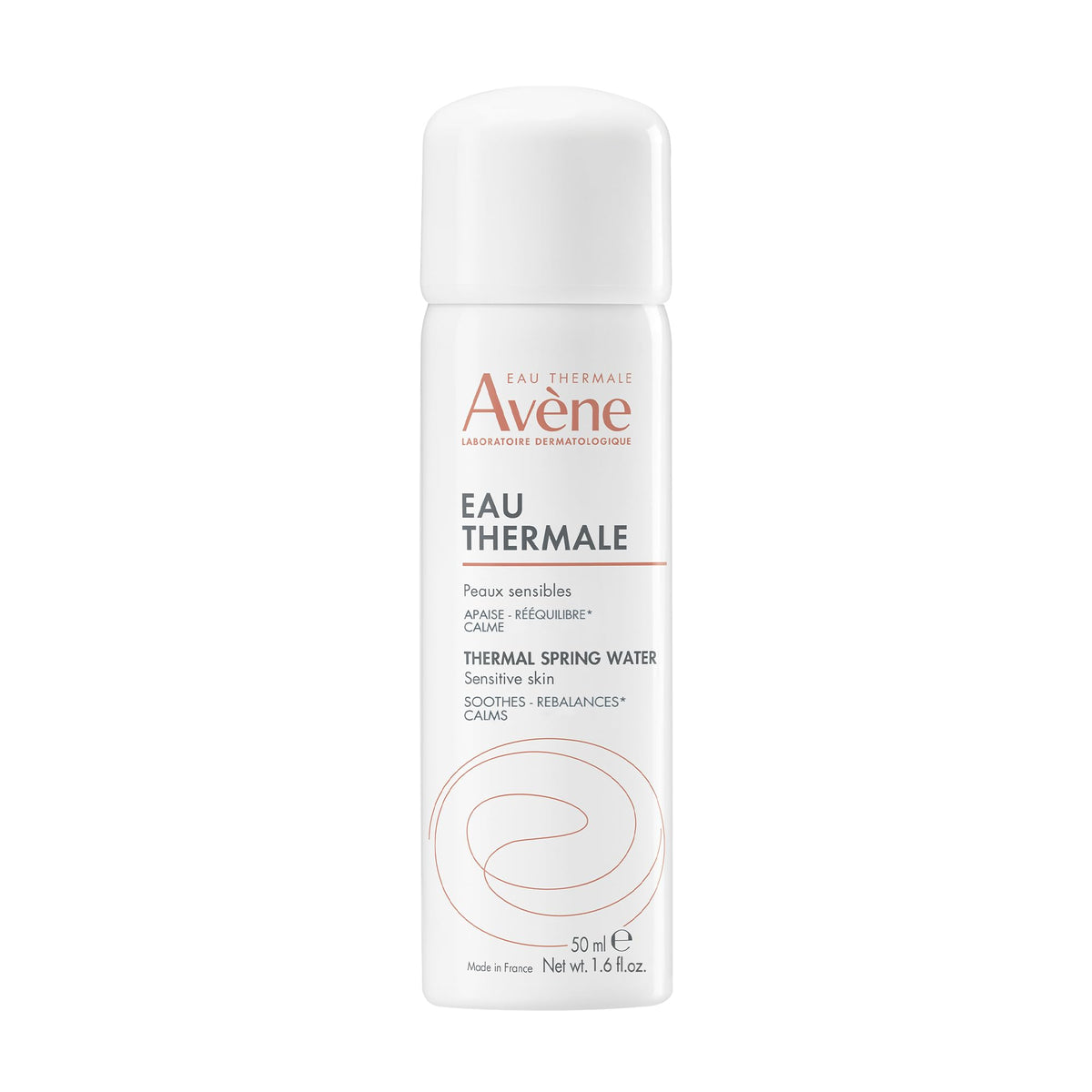 Avène front bottle showing clean packaging and calming benefit