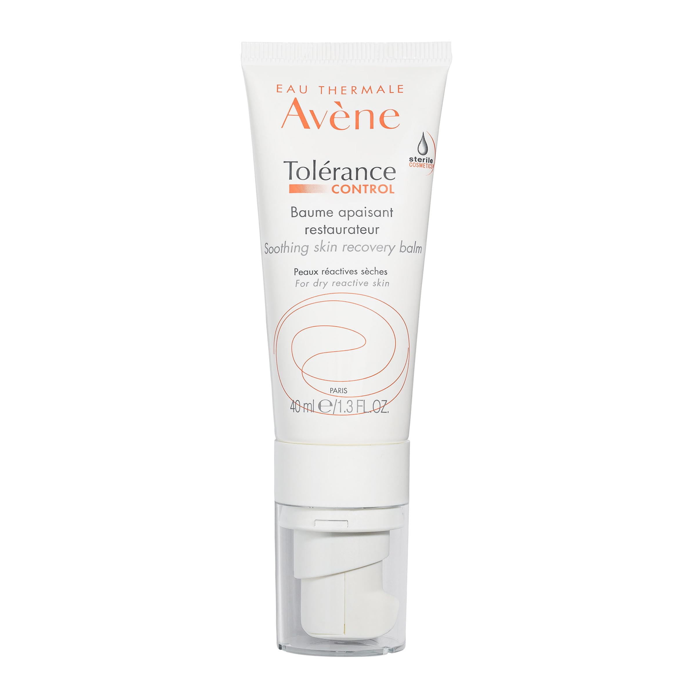 Avène front packaging showing tube and brand, calming moisturizer benefits