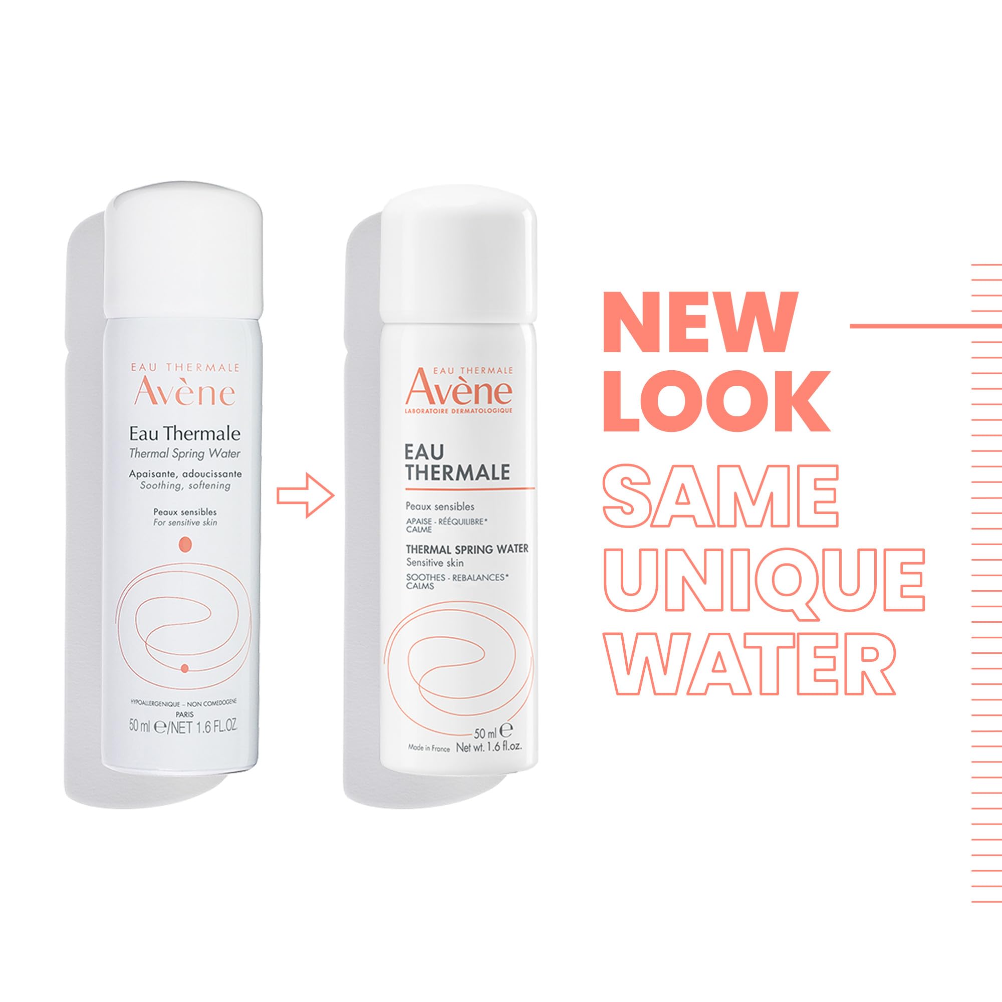 Avène travel-size bottle held in hand for portability benefit