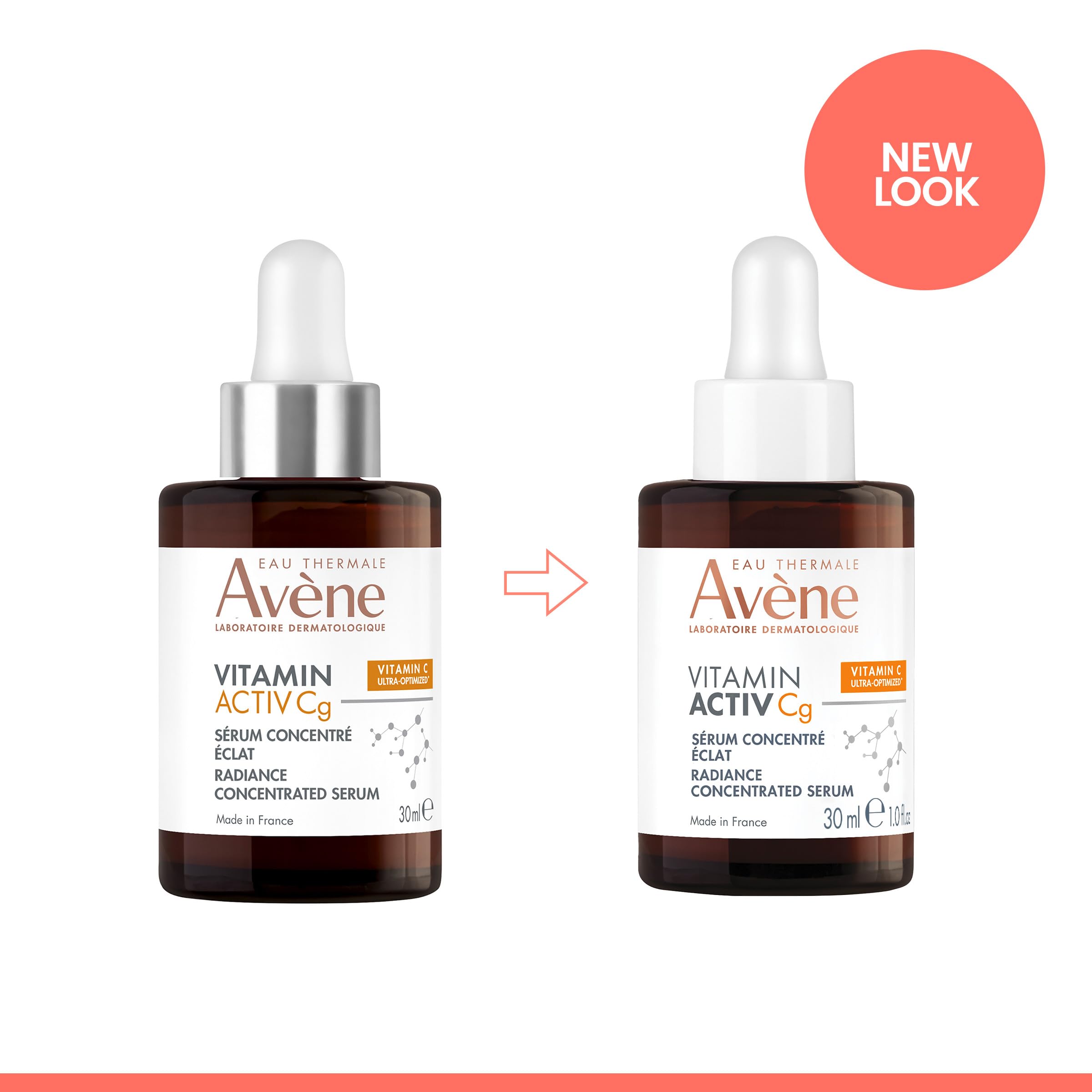 Eau Thermale Avène before and after tone comparison showing reduced dark spots
