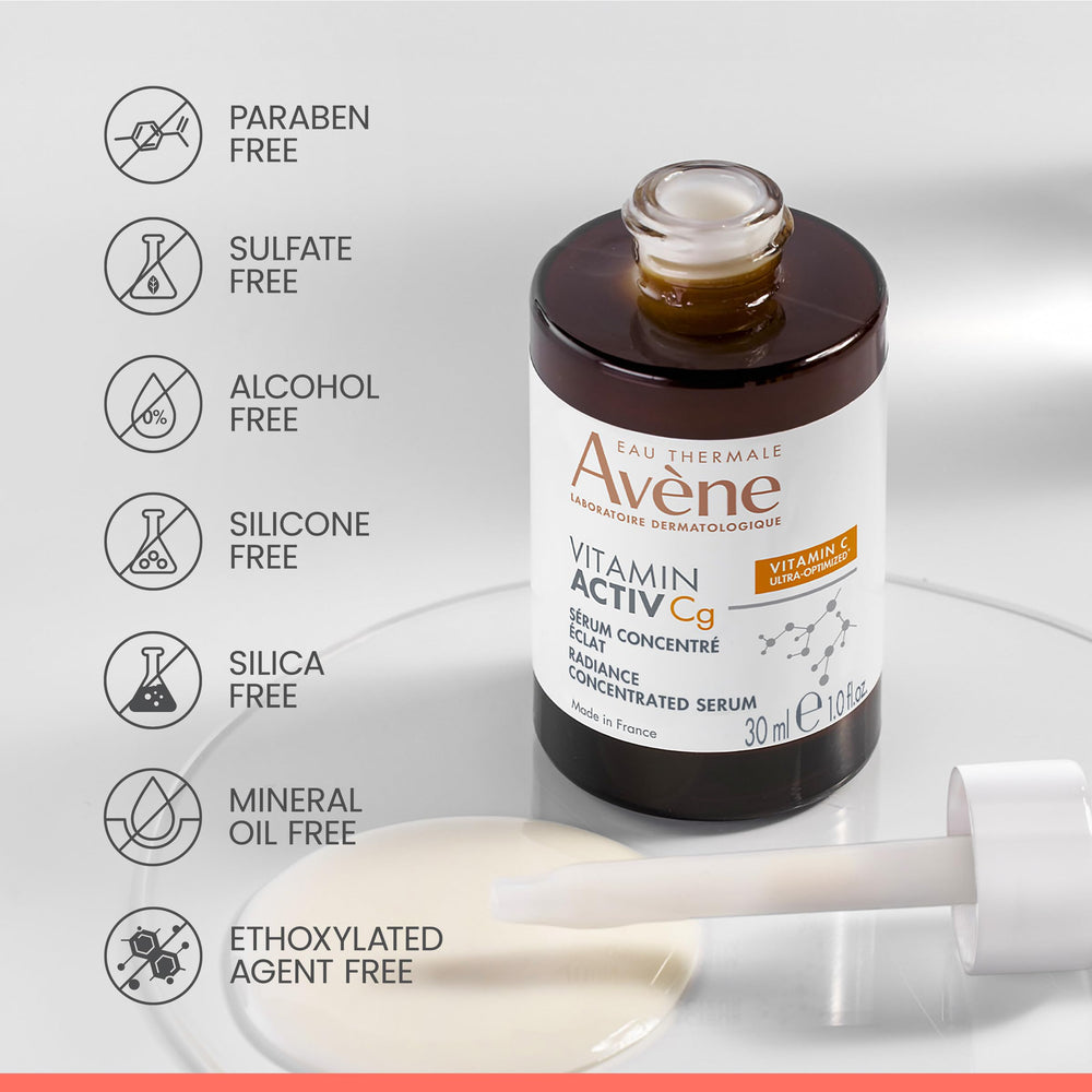 Eau Thermale Avène sustainable packaging detail with recycled materials benefit