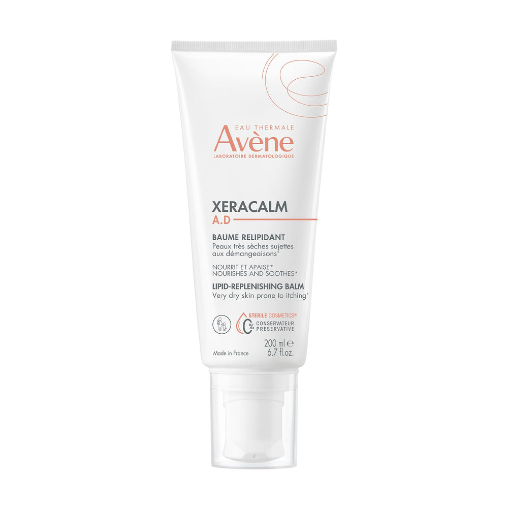 Eau Thermale Avène front view of 200ml balm showing packaging and size benefit