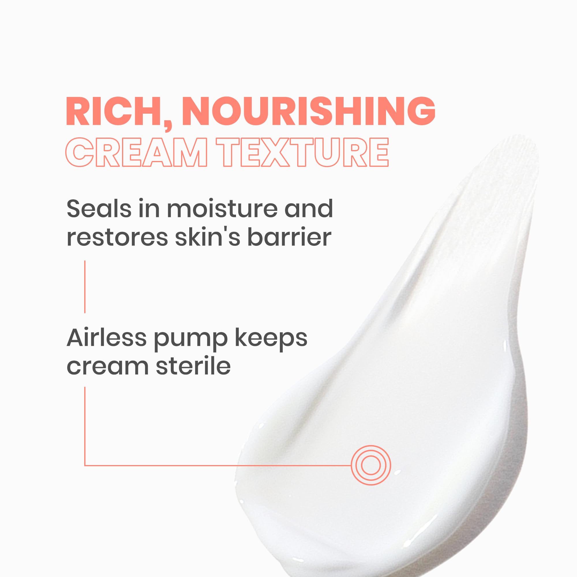 Avène XeraCalm A.D close-up of cream texture highlighting rich moisture delivery