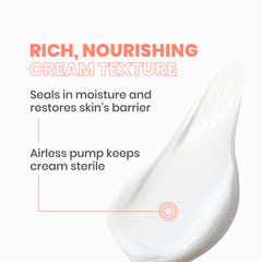 Avène XeraCalm A.D close-up of cream texture highlighting rich moisture delivery