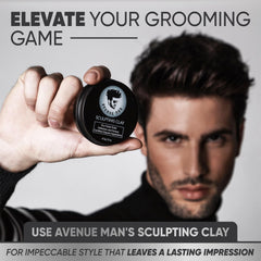 Avenue Man on bathroom counter lifestyle scene showing everyday grooming convenience