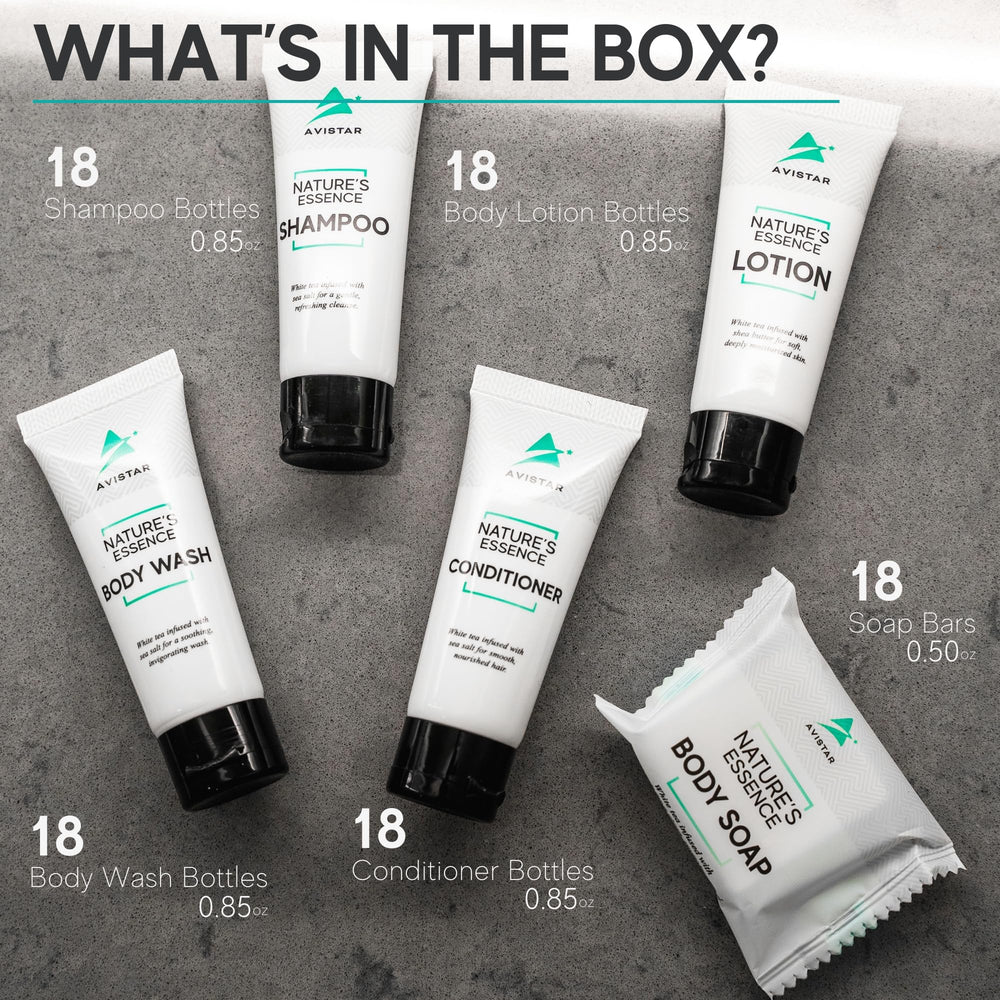 Avistar mini lotion and body wash grouped to show moisturizing benefit