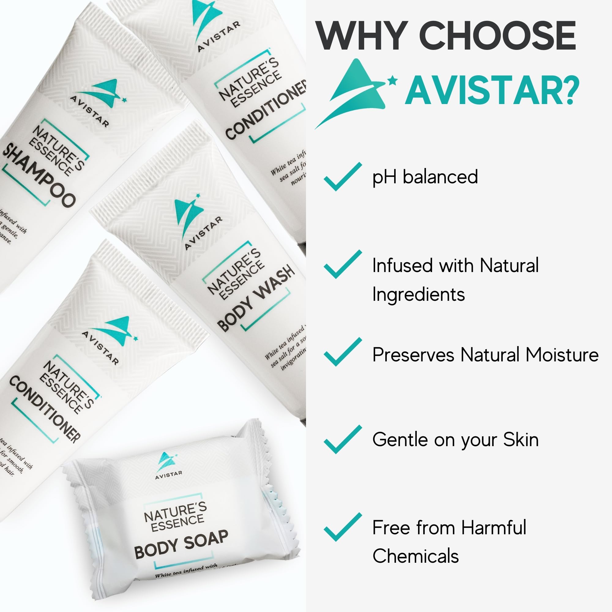 Avistar bottle in hand to illustrate travel-size portability and convenience