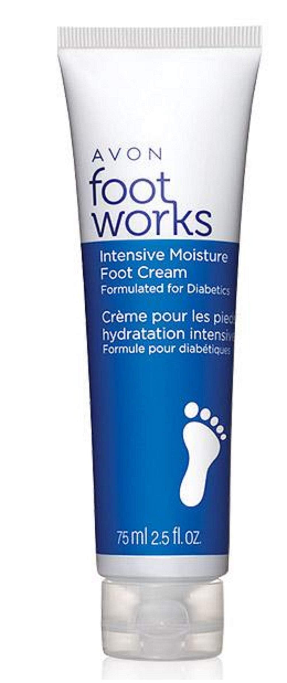 AVON tube front view showing product and travel-friendly size benefit