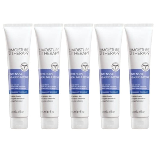 AVON front packaging showing five tubes and benefits for quick selection