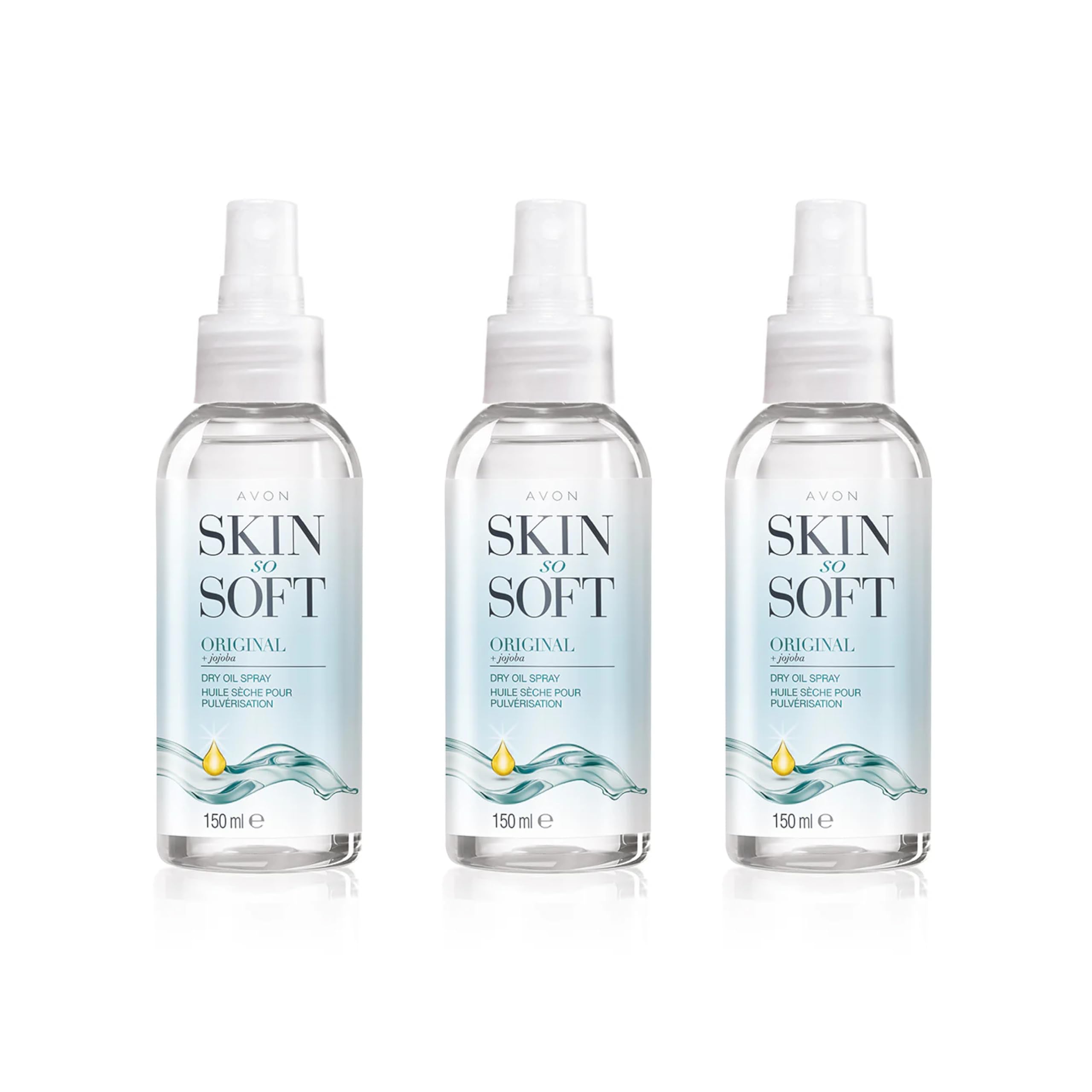 AVON bottle front packaging showing product and benefits
