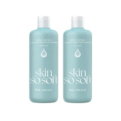 AVON front view of twin lotion bottles showing packaging and value