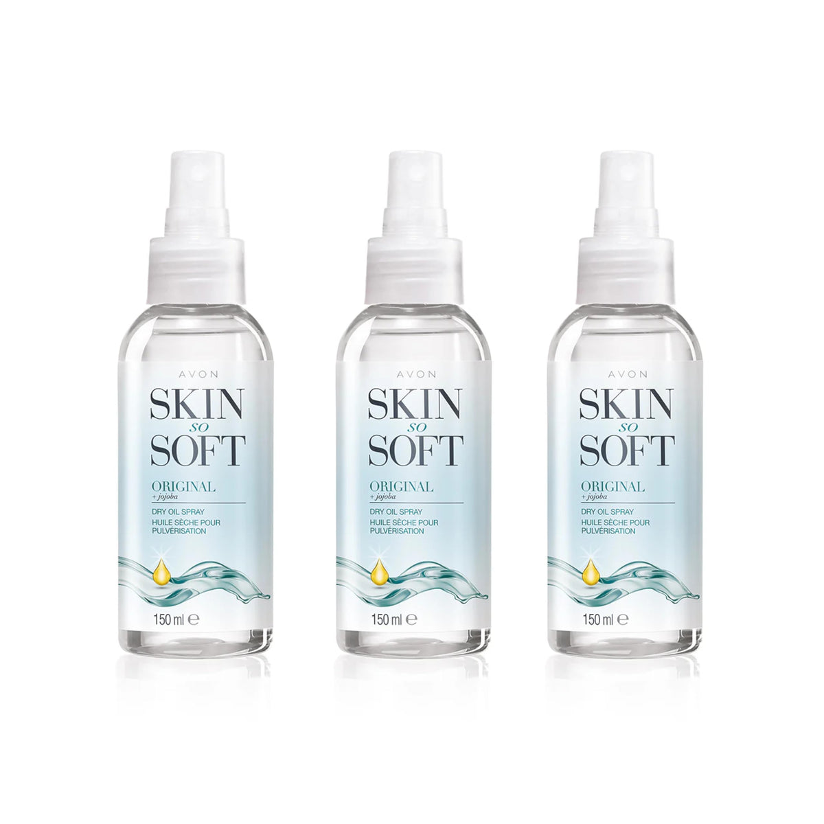 AVON bottle front packaging showing product and benefits