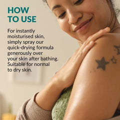 AVON SKIN SO SOFT in-hand application showing fast-drying finish for touchable softness