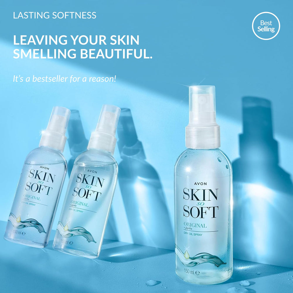 AVON in bathroom lifestyle scene for post-shower use
