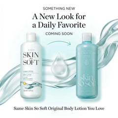 AVON close-up of lotion texture on hand demonstrating quick absorption