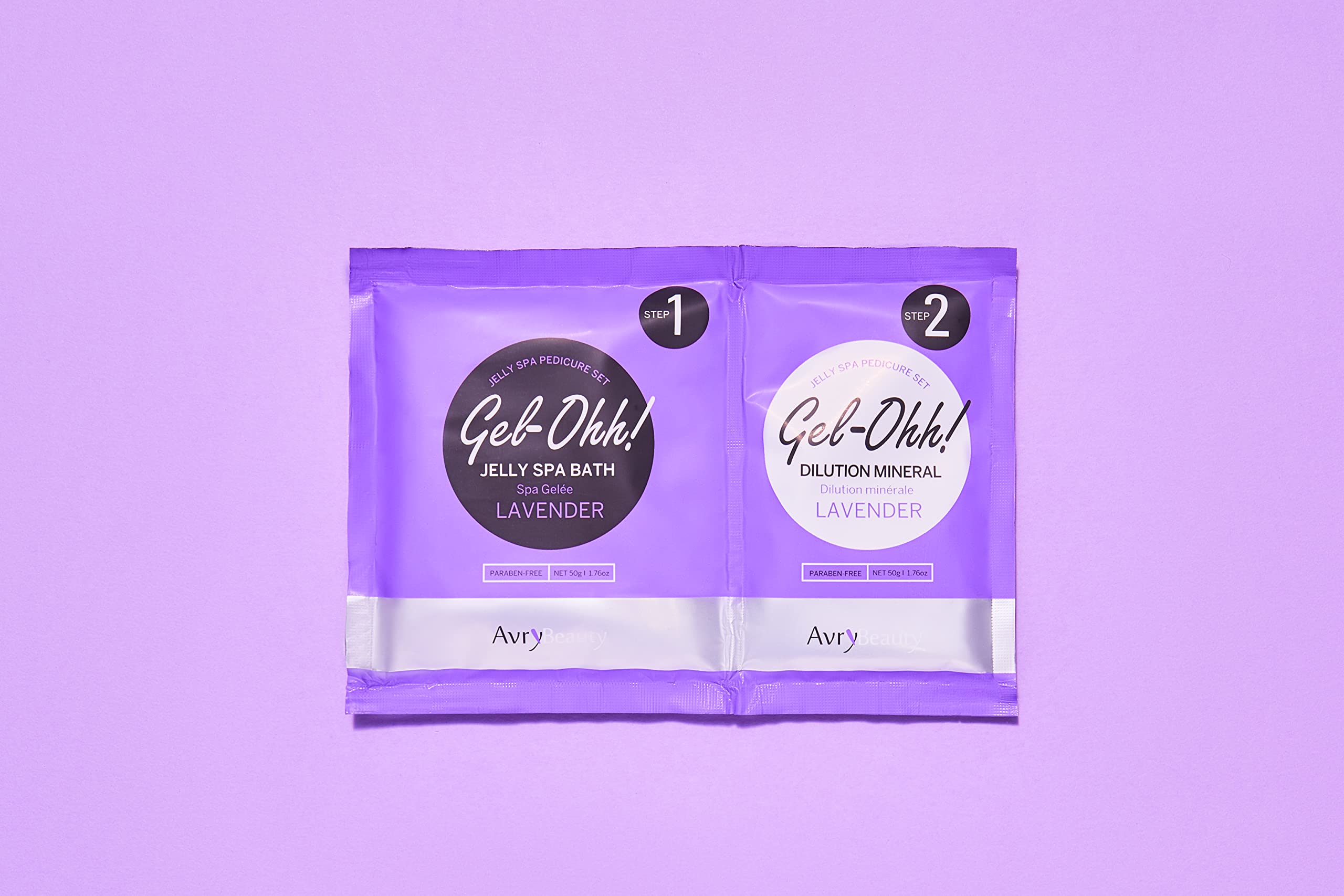 AVRYBEAUTY jelly in pedicure bowl demonstrating warm soak use and comfortable spa experience