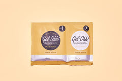 avrybeauty in-use foot soak with jelly pod for soothing, hydrating pedicure