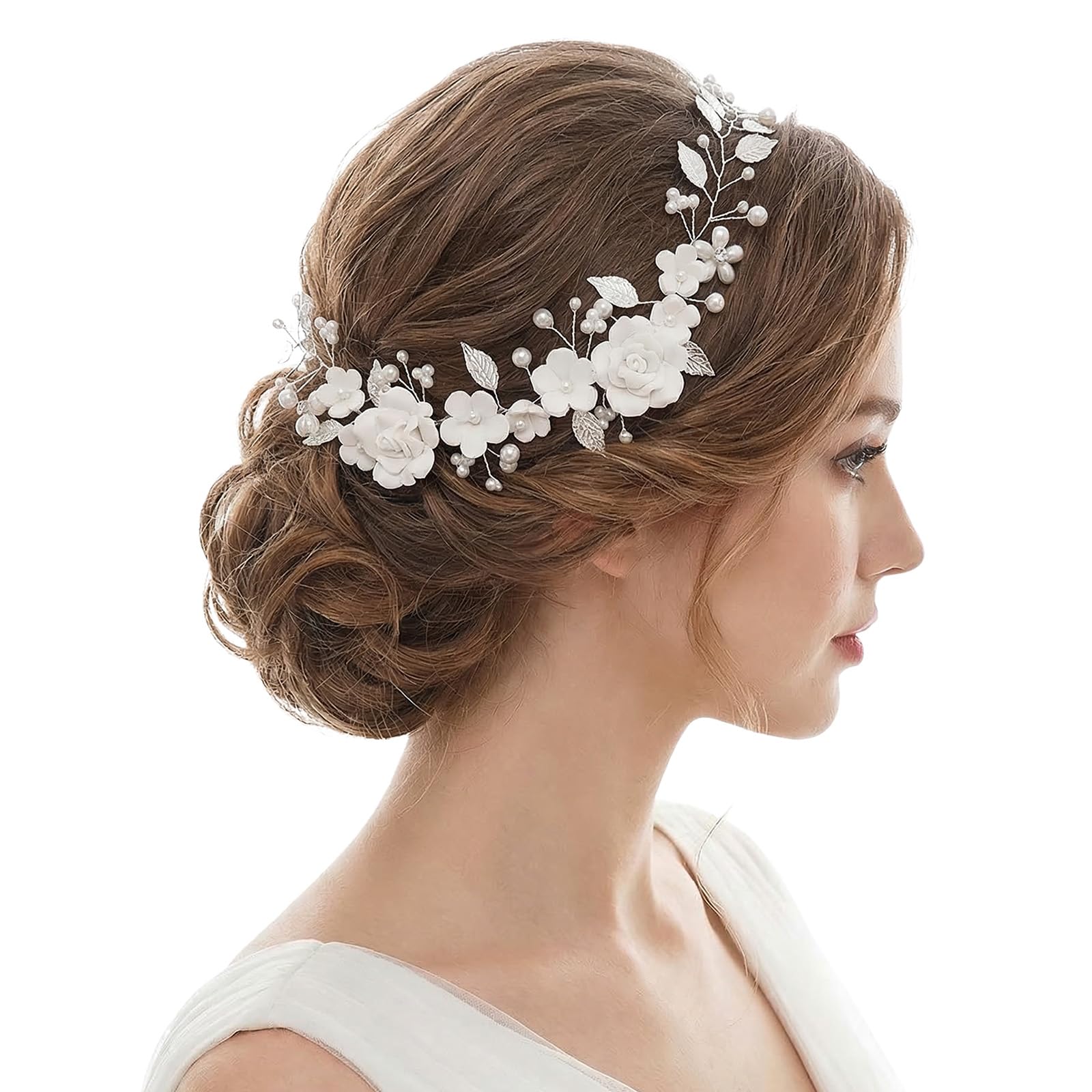 Avxzbef front view of bridal vine showing overall shape and elegance