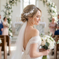 Avxzbef headpiece beside ruler illustrating true size and fitting ease