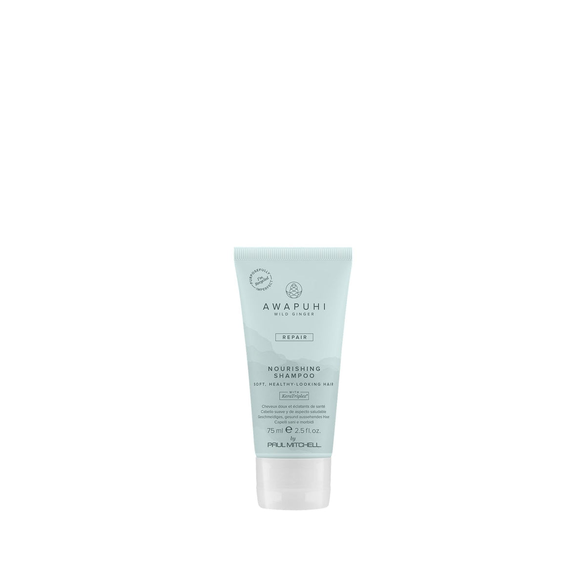 Awapuhi Wild Ginger front bottle showing label and benefits for color-safe care