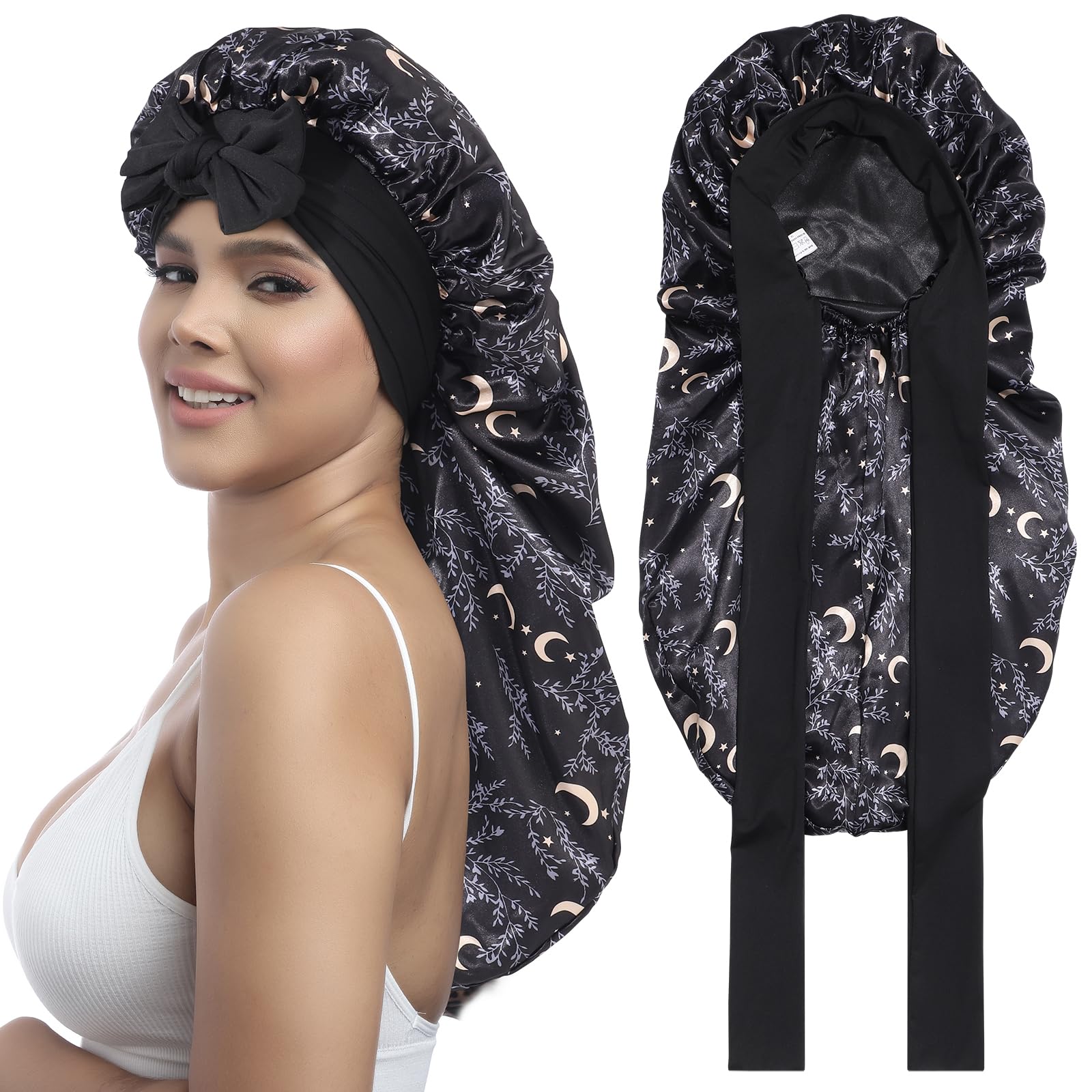 AWAYTR bonnet front view showing star and moon pattern and protective design