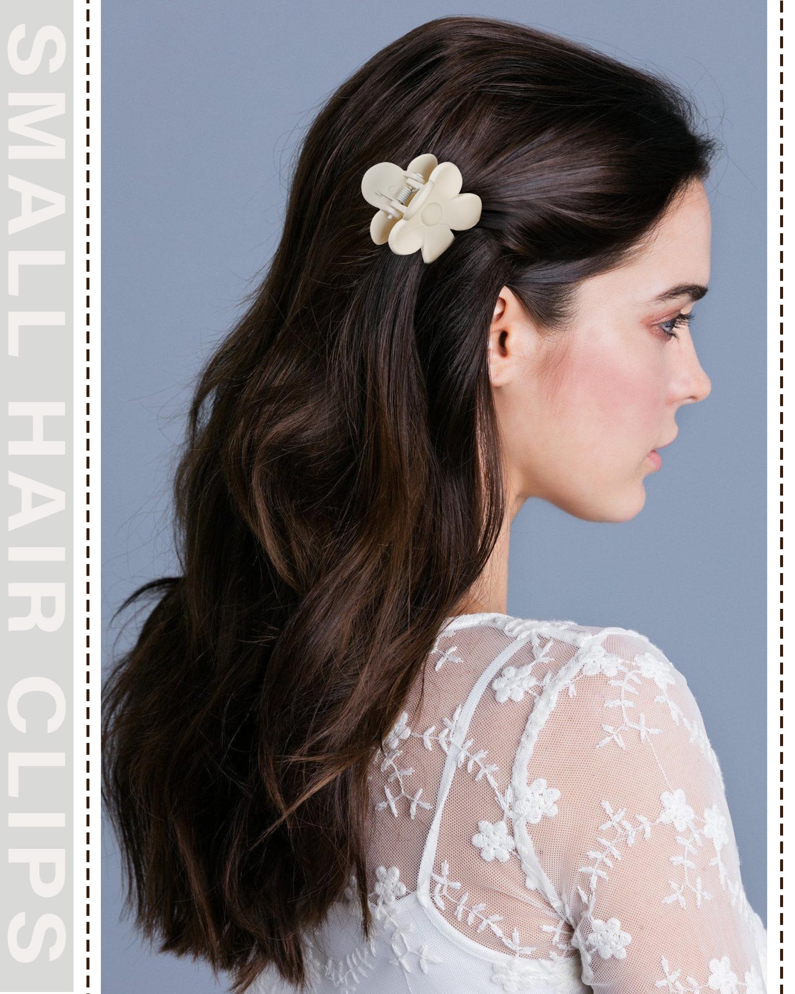 AWAYTR clip securing bangs keeping hair tidy and out of the face
