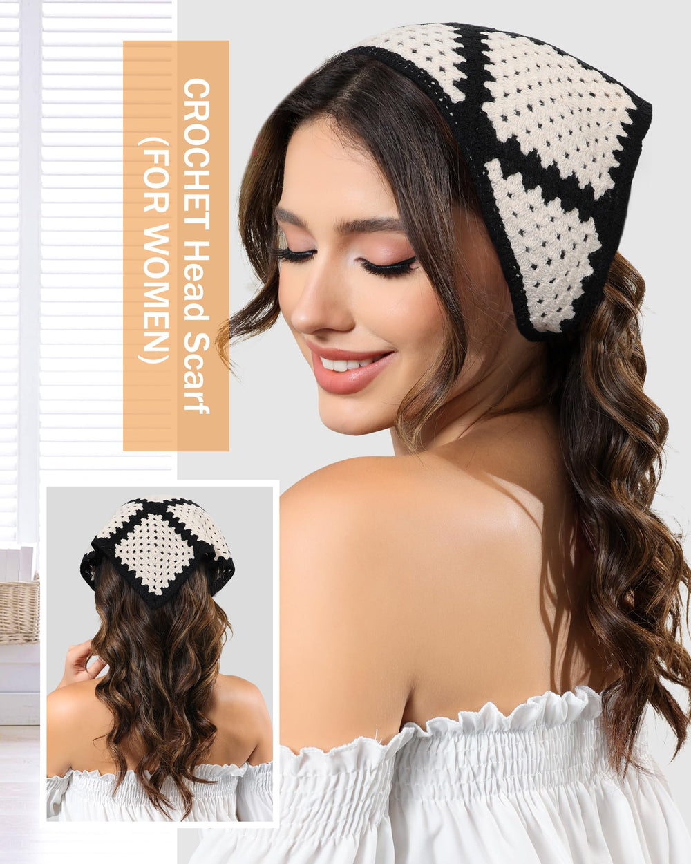 AWAYTR close-up of knitted floral pattern showing texture and breathable comfort