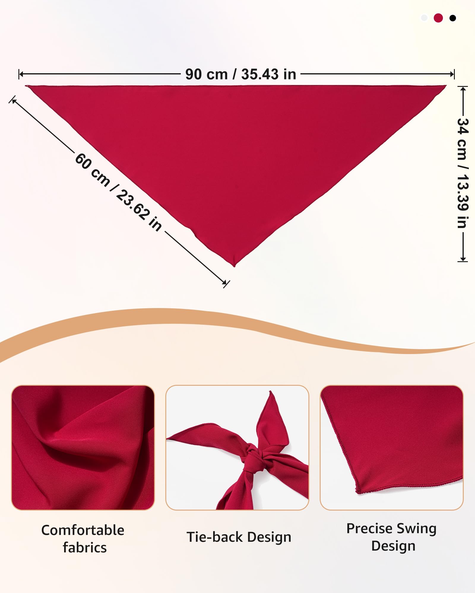 AWAYTR fabric closeup showing soft polyester texture and breathability benefit