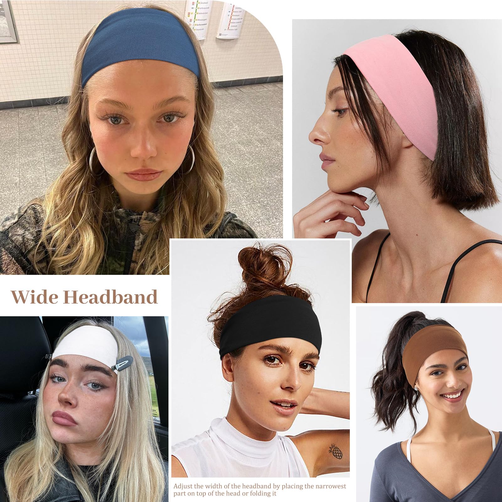 AWAYTR flat lay of all six colors illustrating styling versatility benefit