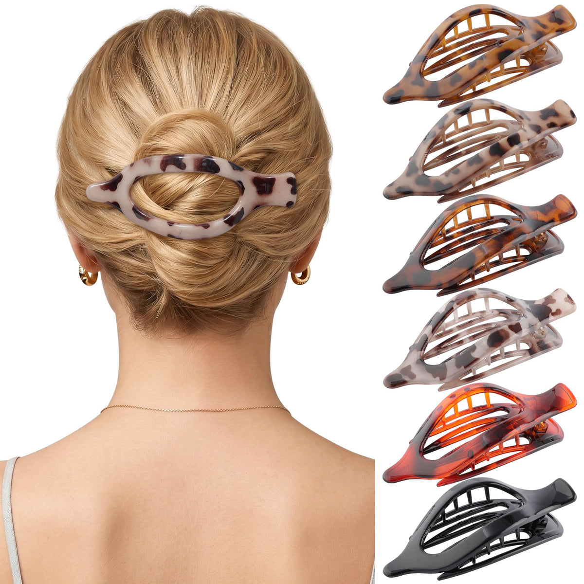 AWAYTR front view of leopard 6-pack showcasing colors and compact design for easy styling