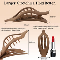 AWAYTR clip beside ruler showing 4.6 inch length for clear size and scale reference