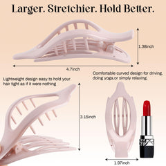 AWAYTR clip holding an elegant updo in hair demonstrating dependable hold