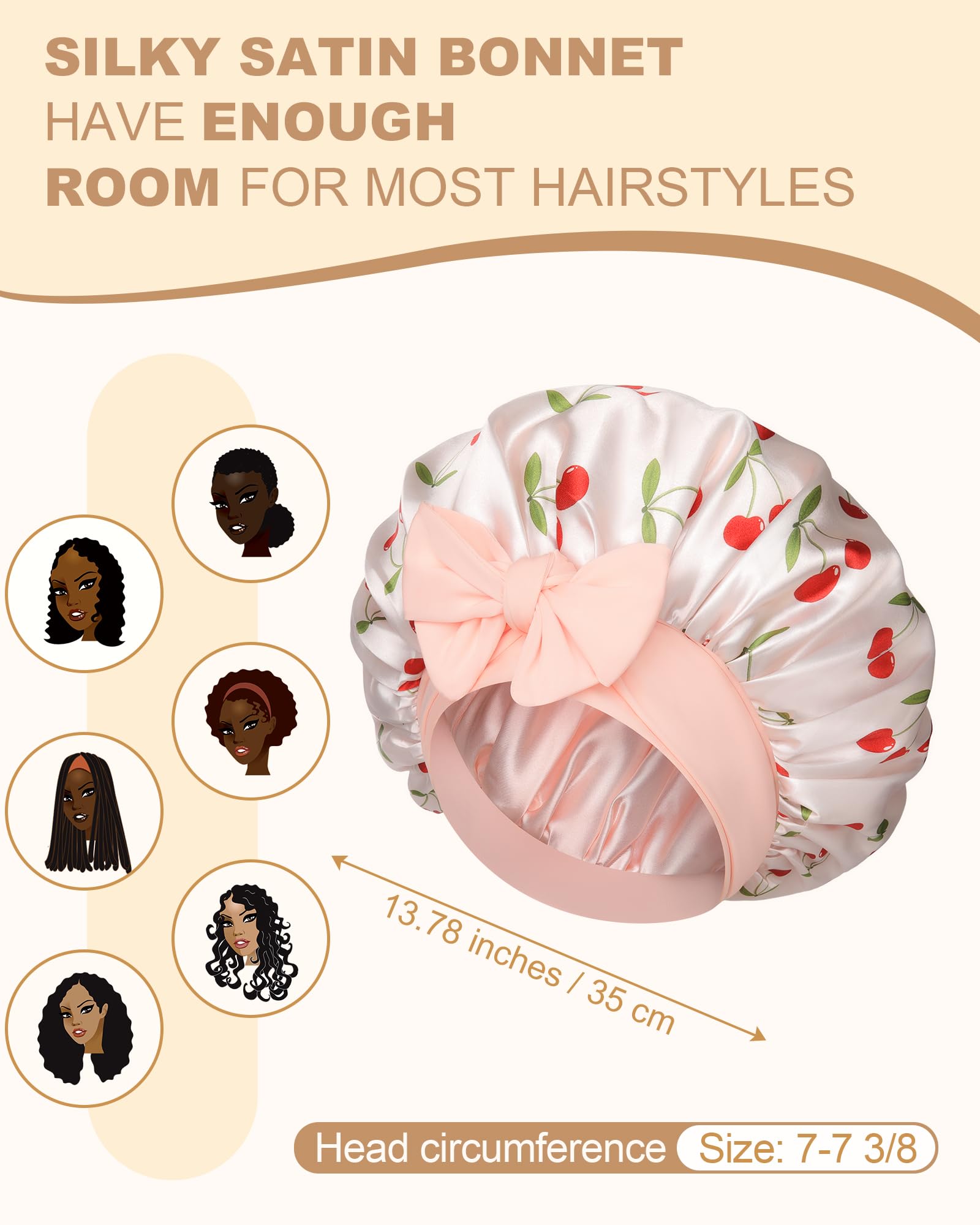 AWAYTR reversible bonnet shown both colors to illustrate versatile styling benefit