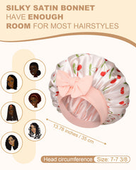 AWAYTR reversible bonnet shown both colors to illustrate versatile styling benefit
